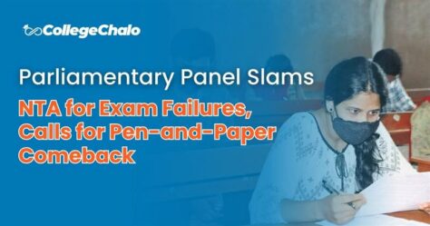 Parliamentary Panel Slams NTA for Exam Failures, Calls for Pen-and-Paper Comeback