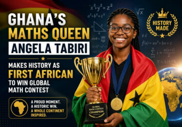 Ghana’s Maths Queen Angela Tabiri Makes History as First African to Win Global Math Contest