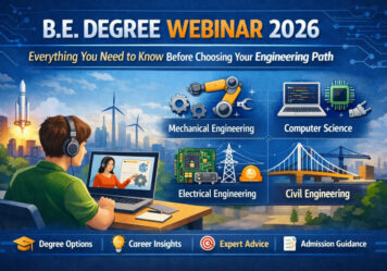 B.E. Programmes Webinar 2026 | Engineering Career Guidance & Specializations