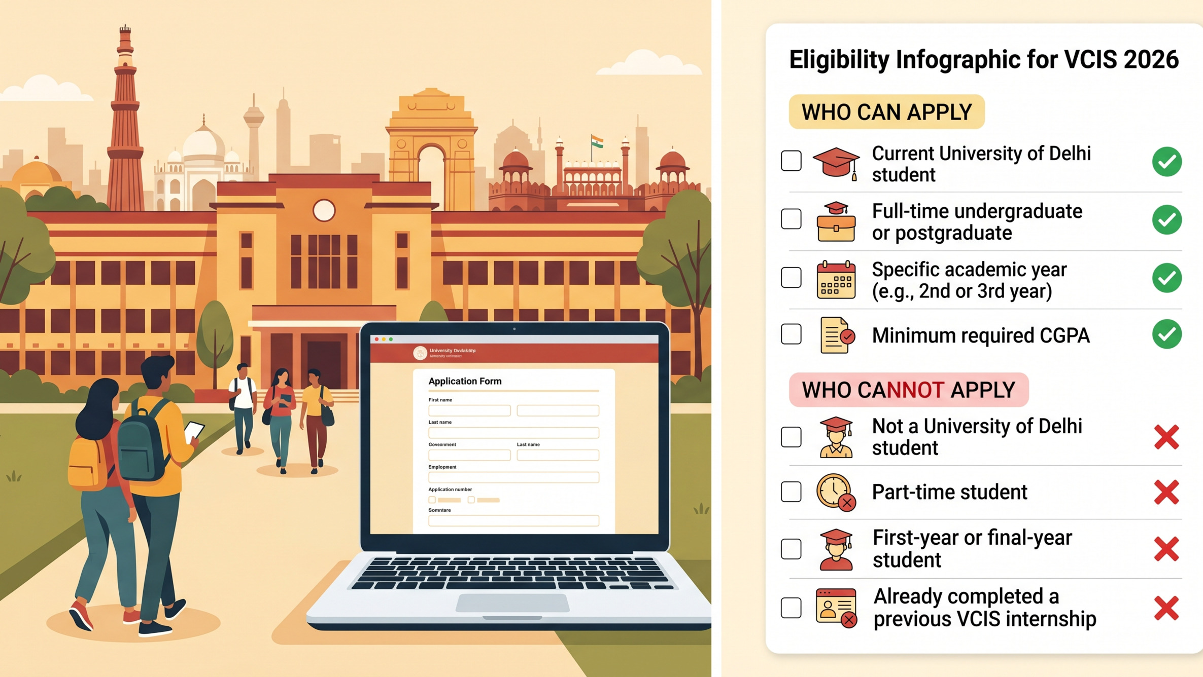 DU VC Summer Internship 2026:is open for UG & PG students Eligibility, Stipend & How to Apply Before May 17