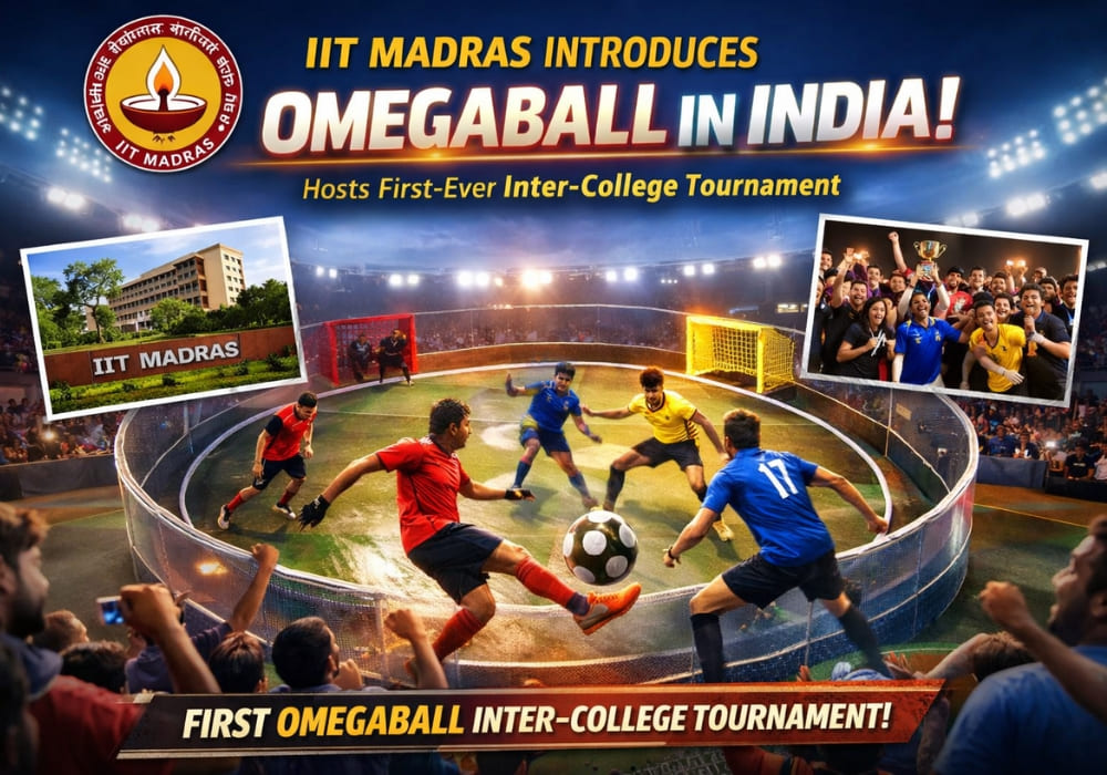 IIT Madras Introduces OmegaBall in India, Hosts First-Ever Inter-College Tournament