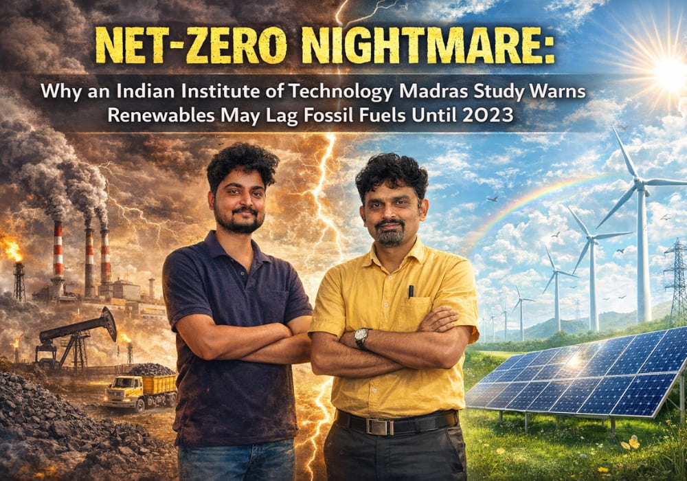 Net-Zero Nightmare: Why an Indian Institute of Technology Madras Study Warns Renewables May Lag Fossil Fuels Until 2053