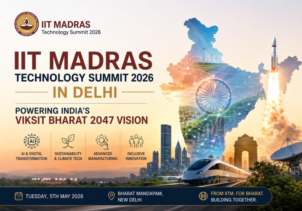 IIT Madras Technology Summit 2026 in Delhi: Powering India’s Viksit Bharat 2047 Vision