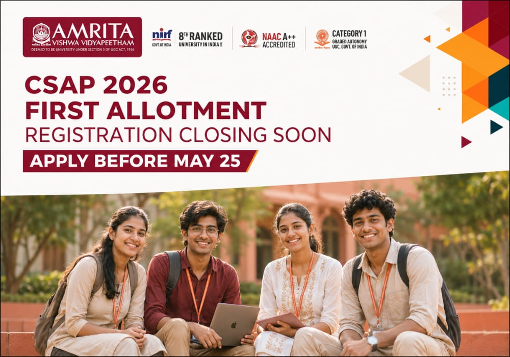CSAP 2026 First Allotment Registration Closing Soon: Apply Before May 25