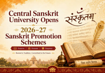 Central Sanskrit University Opens 2026–27 Sanskrit Promotion Schemes