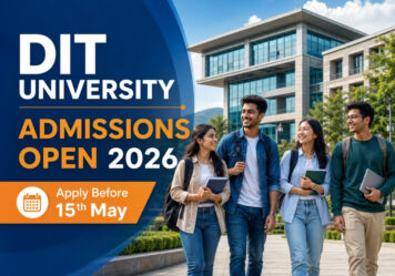 DIT University Admissions Open 2026: Apply Before 15th May