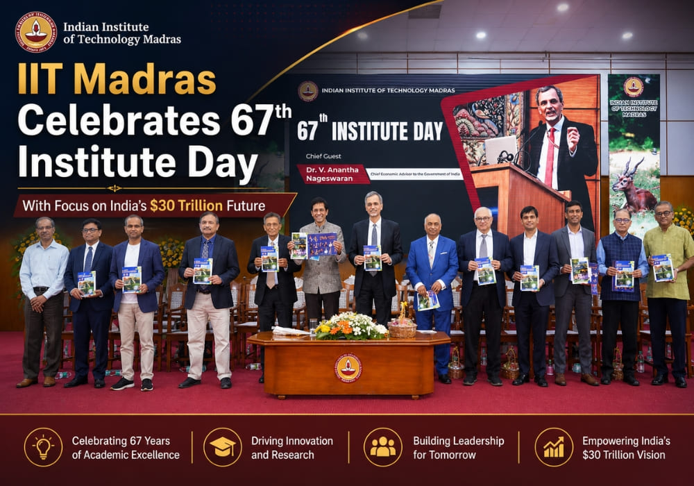 IIT Madras Celebrates 67th Institute Day With Focus on India’s $30 Trillion Future