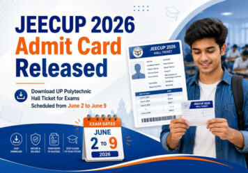 JEECUP 2026 Admit Card Released: Download UP Polytechnic Hall Ticket for Exams Scheduled from June 2 to June 9