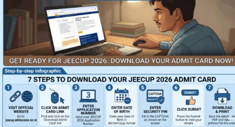 UP Polytechnic hall ticket,,JEECUP 2026 Admit Card is live at jeecup.admissions.nic.in. Download your