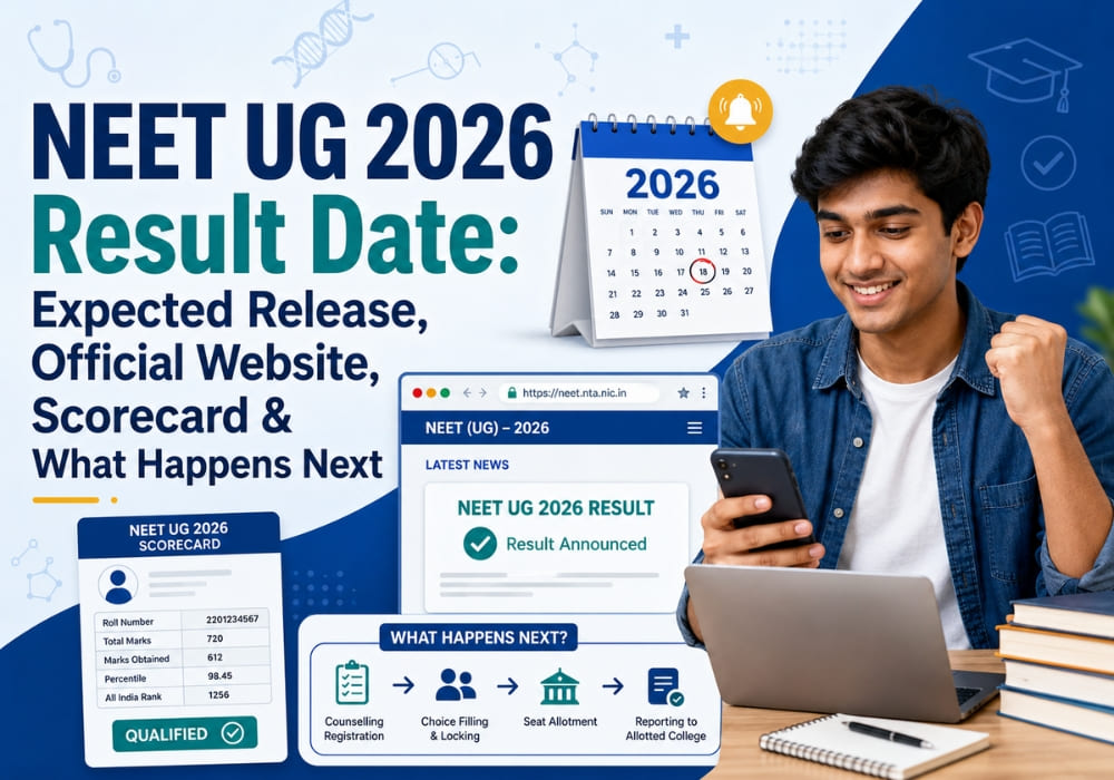 NEET UG 2026 Result Date: Expected Release, Official Website, Scorecard & What Happens Next