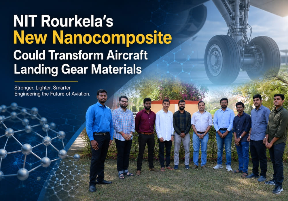 NIT Rourkela’s New Nanocomposite Could Transform Aircraft Landing Gear Materials