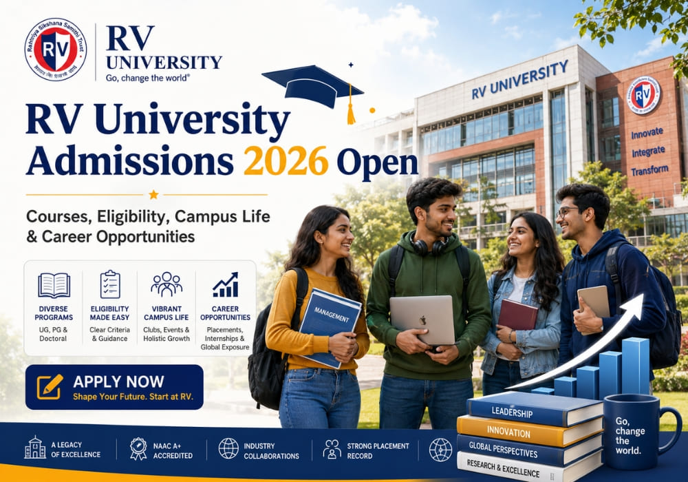 RV University Admissions 2026 Open: Courses, Eligibility, Campus Life & Career Opportunities
