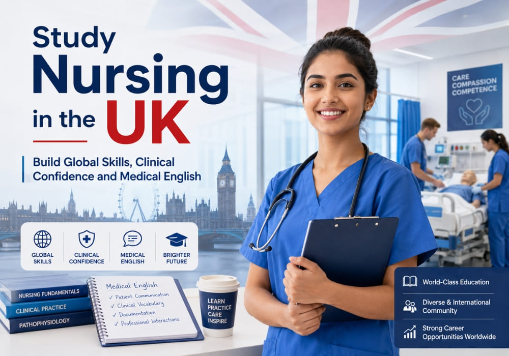 Study Nursing in the UK: Build Global Skills, Clinical Confidence and Medical English
