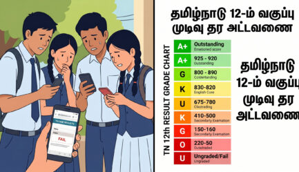 TN 12th Result 2026 LIVE: Check HSC Result at dge.tn.gov.in Soon Pass percentage, toppers, grading symbols,