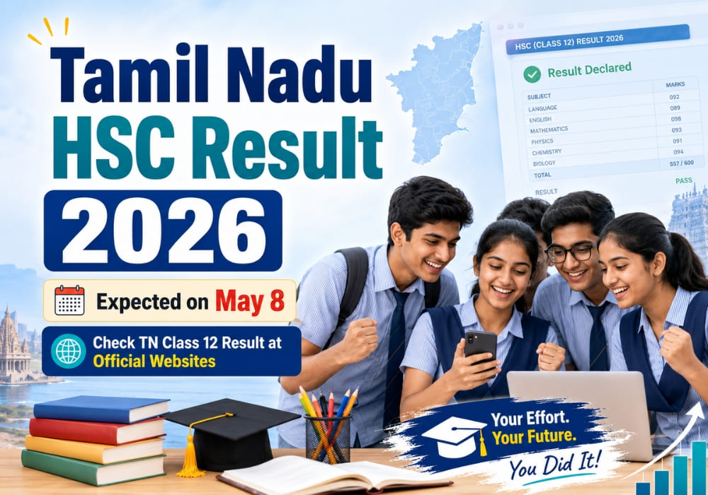 Tamil Nadu HSC Result 2026 Expected on May 8: Check TN Class 12 Result at Official Websites