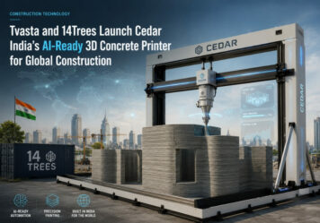 Tvasta and 14Trees Launch Cedar, India’s AI-Ready 3D Concrete Printer for Global Construction