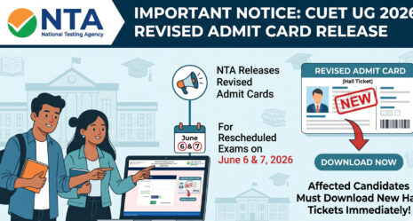 CUET UG Rescheduled Exam Admit Card 2026 — Complete Guide: Dates, Symbols, Eligibility & Download Steps