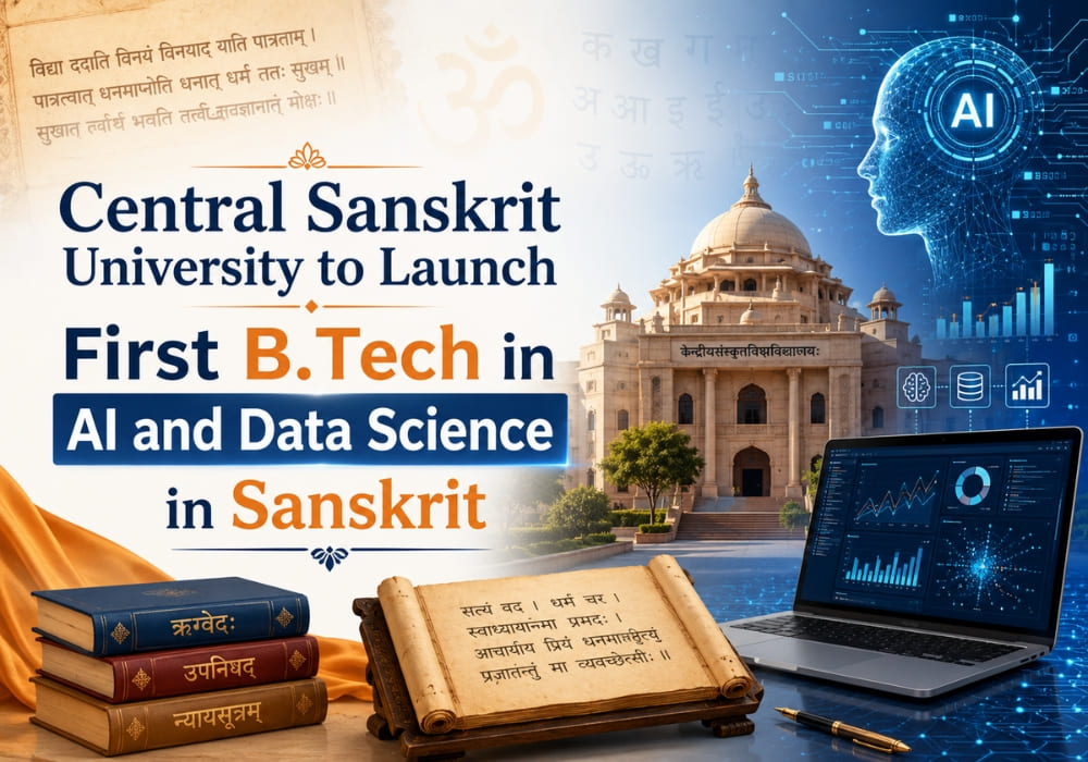 Central Sanskrit University to Launch First B.Tech in AI and Data Science in Sanskrit
