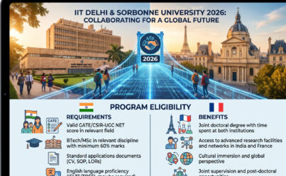 IIT Delhi & Sorbonne University 2026: Joint Master's & PhD programs Guide Get eligibility, dates, stipends, and how to apply