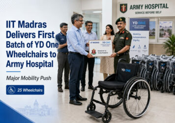 IIT Madras Delivers First Batch of YD One Wheelchairs to Army Hospital in Major Mobility Push