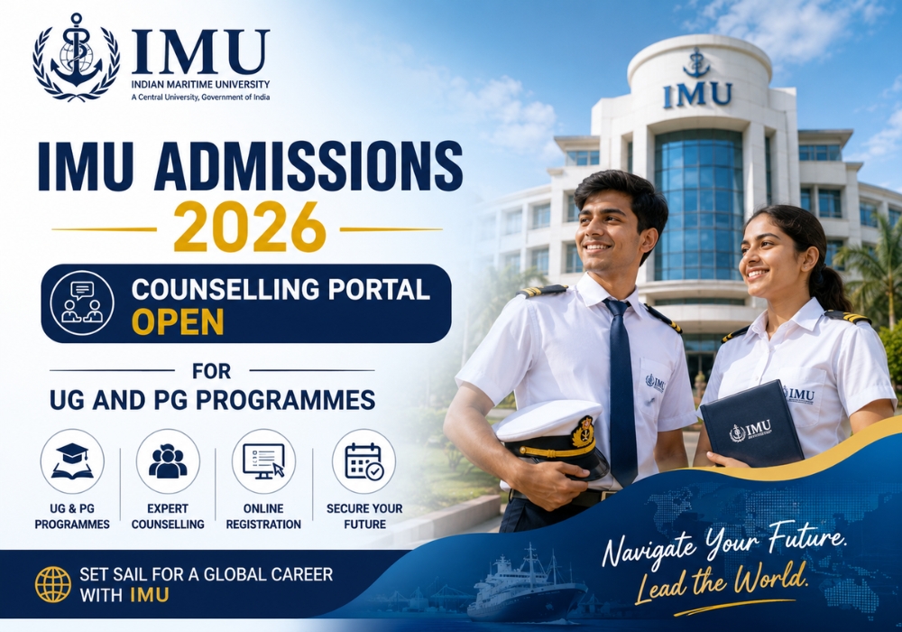 IMU Admissions 2026: Counselling Portal Open for UG and PG Programmes