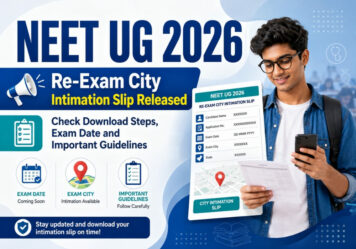 NEET UG 2026 Re-Exam City Intimation Slip Released: Check Download Steps, Exam Date and Important Guidelines