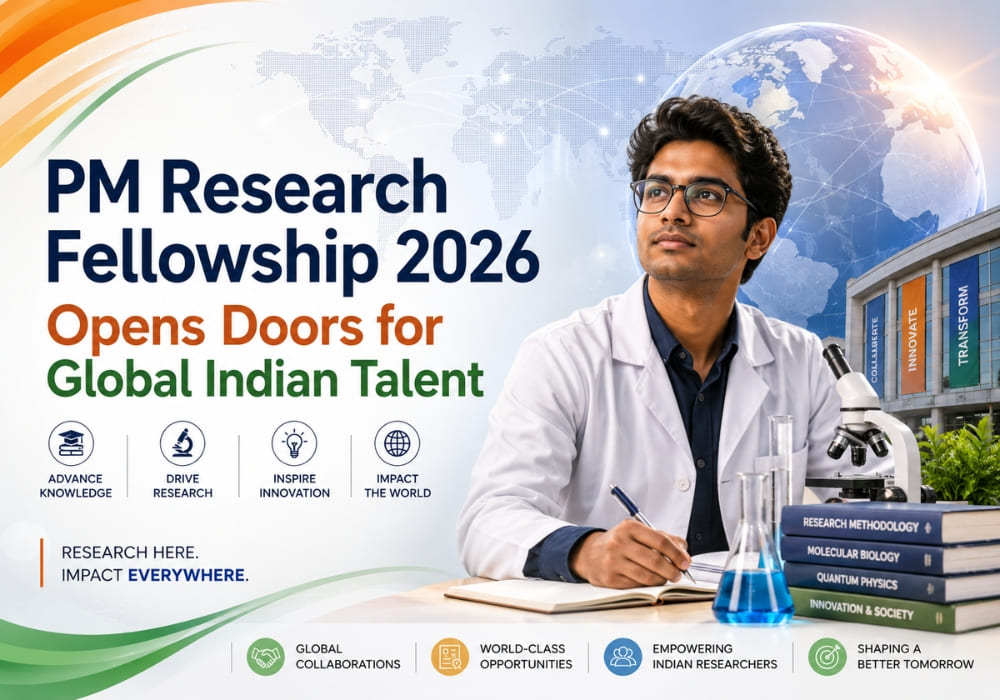PM Research Fellowship 2026 Opens Doors for Global Indian Talent