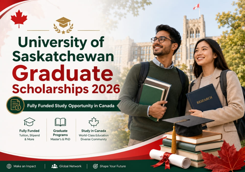 University of Saskatchewan Graduate Scholarships 2026: Fully Funded Study Opportunity in Canada