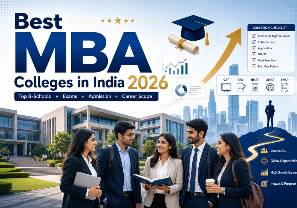 Best MBA Colleges in India 2026: Top B-Schools, Exams, Admission & Career Scope