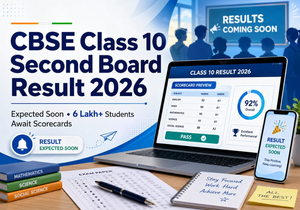 CBSE Class 10 Second Board Result 2026 Expected Soon: Over 6 Lakh Students Await Scorecards