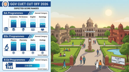 GGV CUET Cut Off 2026 expected course-wise merit list, counselling dates, eligibility & prep tips for UG admission
