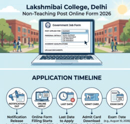 Lakshmibai College Delhi Non Teaching Post 2026: 24 vacancies, eligibility, age limit, fees & last date.