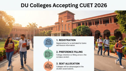 DU Colleges Accepting CUET 2026 Scores: Courses, NIRF Rank & Admission Process eligibility, and key dates