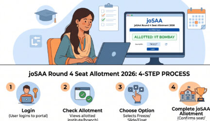 JoSAA Round 4 seat allotment 2026 is live at josaa.nic.in. Get IIT/NIT cutoffs, eligibility, freeze-float-slide guide