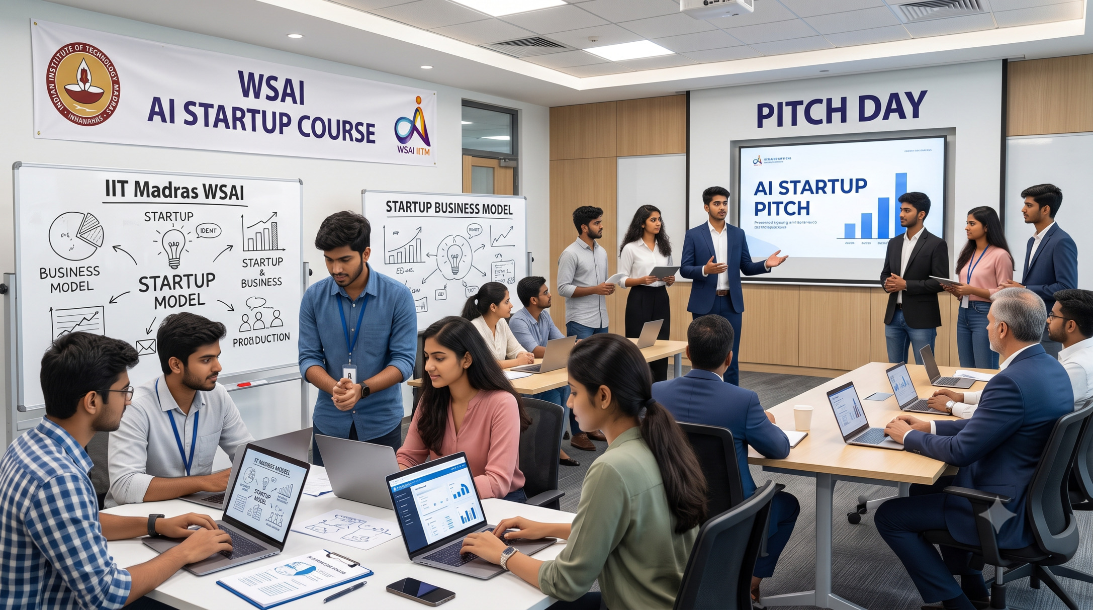 IIT Madras WSAI launches a 1-week AI startup course (Aug 10–14, 2026) with ₹4 lakh seed funding.