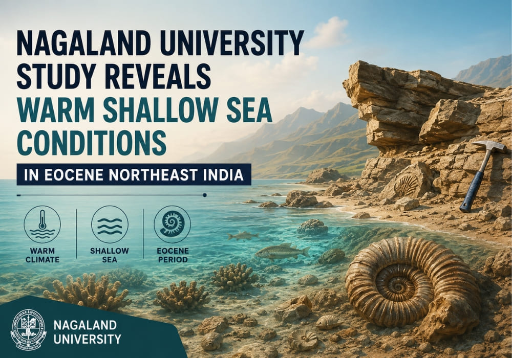 Nagaland University Study Reveals Warm Shallow Sea Conditions in Eocene Northeast India