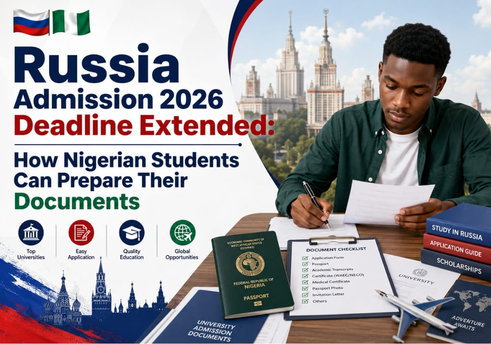 Russia Admission 2026 Deadline Extended: How Nigerian Students Can Prepare Their Documents