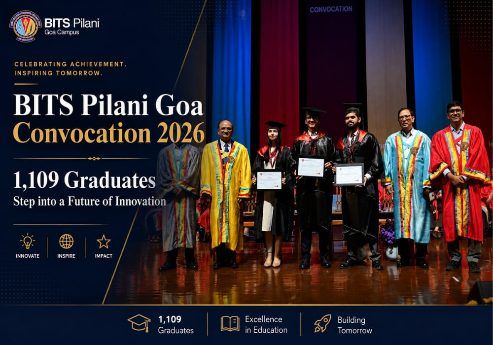 BITS Pilani Goa Convocation 2026: 1,109 Graduates Step into a Future of Innovation