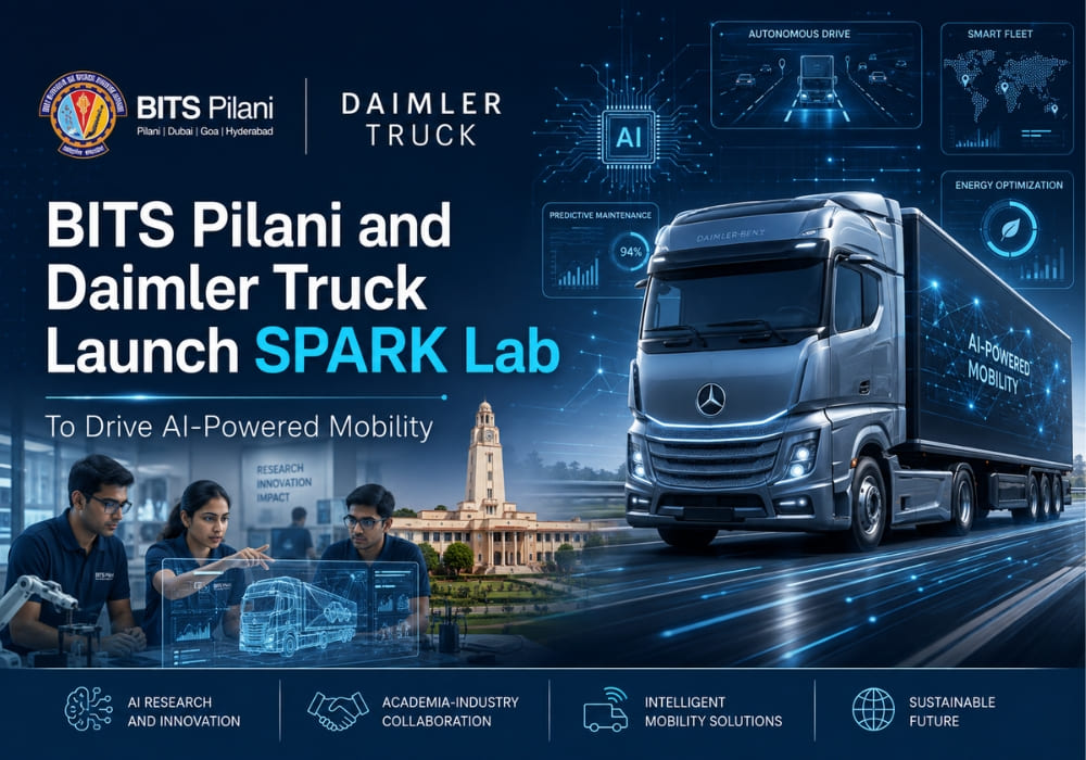 BITS Pilani and Daimler Truck Launch SPARK Lab to Drive AI-Powered Mobility