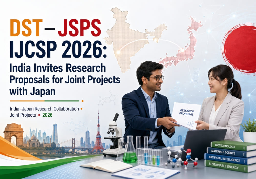 DST–JSPS IJCSP 2026: India Invites Research Proposals for Joint Projects with Japan