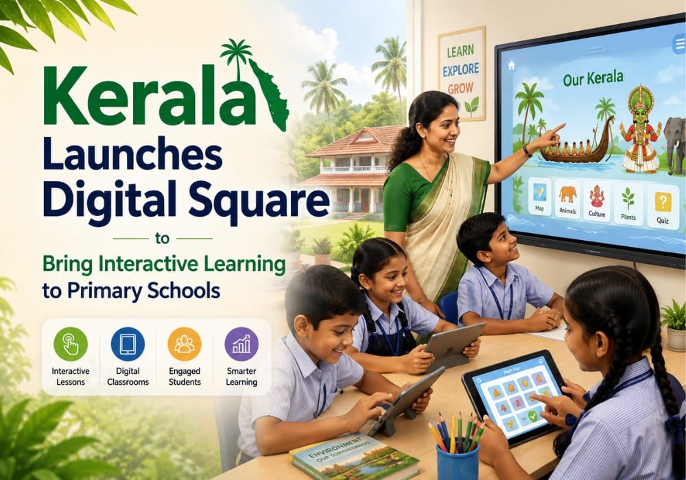 Kerala Launches Digital Square to Bring Interactive Learning to Primary Schools
