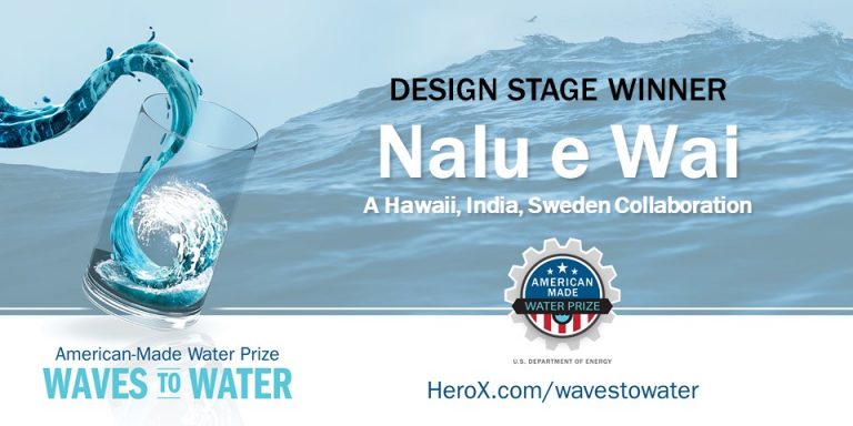 International team comprising IIT Madras wins great 'Waves to Water Prize'