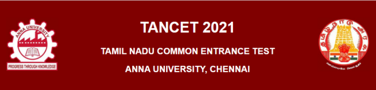 TANCET 2021 exam: Apply till great February 12