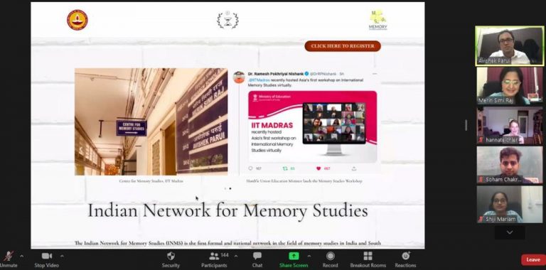 INMS of IIT Madras: Great Indian network for memory studies