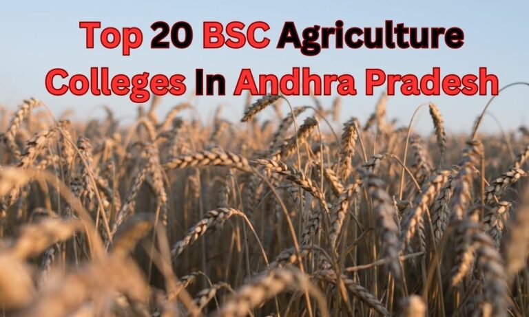 Top 20 BSC Agriculture Colleges In Andhra Pradesh