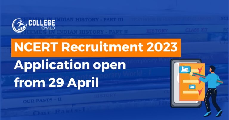 NCERT Recruitment 2023: Application opens on 29 April 2023