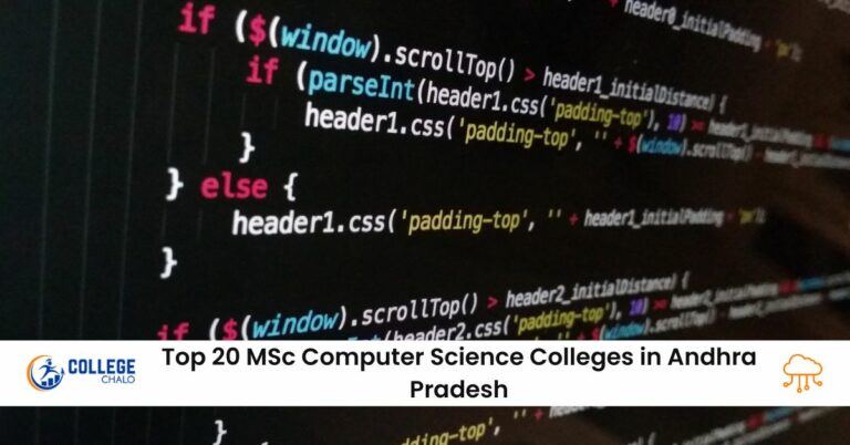 Top 20 MSc Computer Science Colleges in Andhra Pradesh