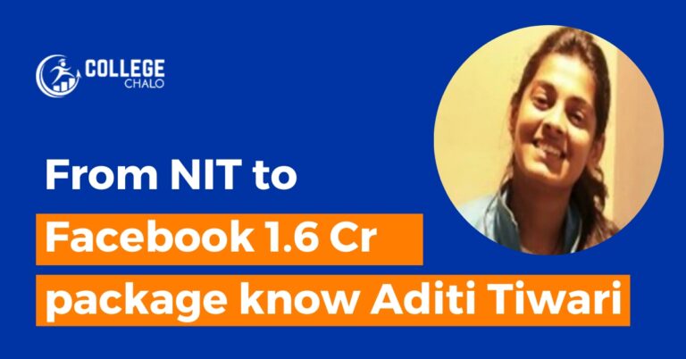 From NIT to Facebook 1.6 crore package Aditi Tiwari