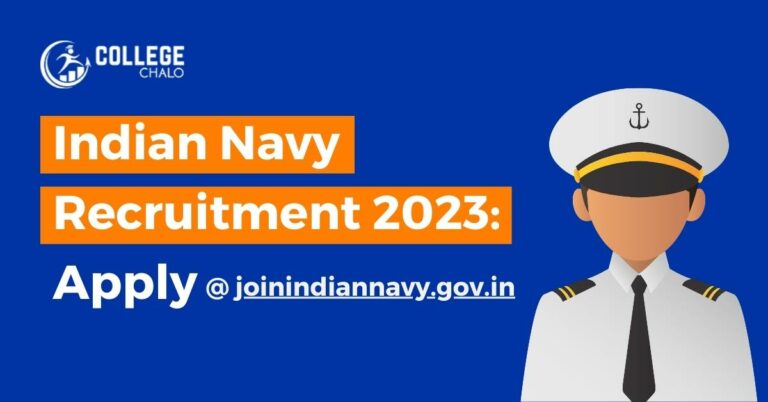 Indian Navy Recruitment 2023: Apply @ joinindiannavy.gov.in