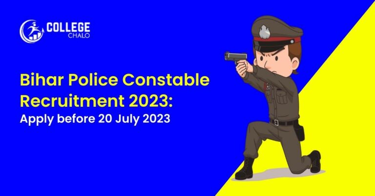 Bihar Police Constable Recruitment 2023: Apply before 20 July 2023, direct link here